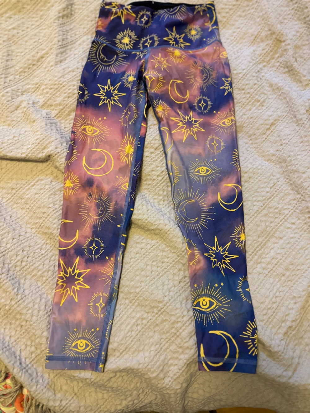 Victoria's Secret Purple & Pink Celestial Print Leggings